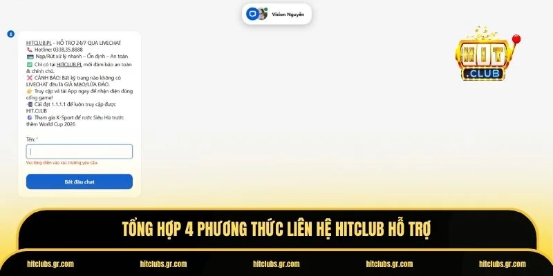 Liên hệ Hitclub