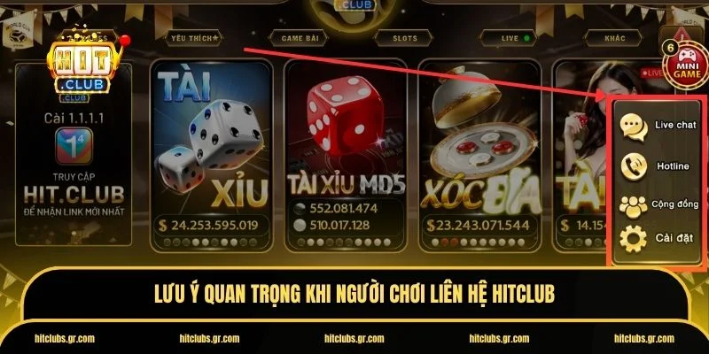 Liên hệ Hitclub