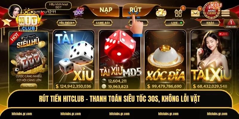 Rút tiền Hitclub